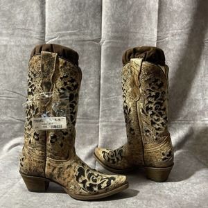 BRAND NEW! Girls Corral Boots T0045 Size 3 Teen Size 5 Women’s MSRP $158
